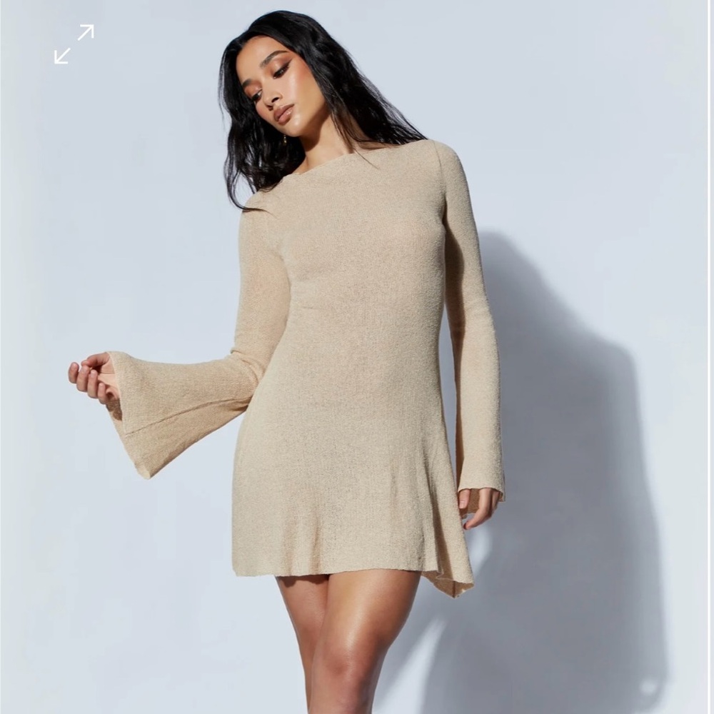 Meshki Open Back Mini Dress - Size XS